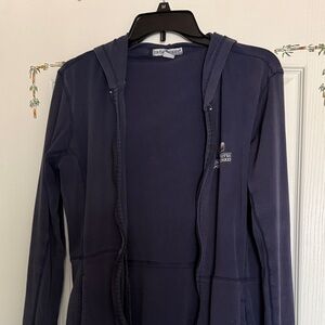 Port Authority Dark Blue Zip-Up Hoodie
